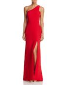 Avery G One-shoulder Gown