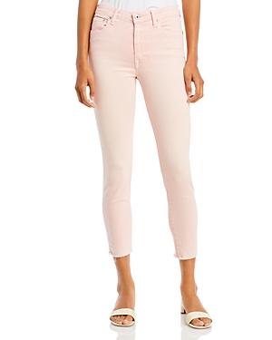 Jonathan Simkhai Costa Cropped Skinny Jeans In Desert Rose
