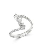 Bloomingdale's Diamond Scatter Statement Ring In 14k White Gold - 100% Exclusive