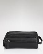 The Men's Store At Bloomingdale's Large Black Leather Dopp Kit