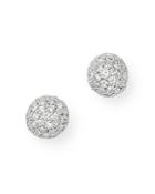 Bloomingdale's Diamond Mini Ball Stud Earrings In 14k White Gold, 0.40 Ct. T.w. - 100% Exclusive