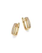 Diamond Beaded Earrings In 14k Yellow Gold, .20 Ct. T.w. - 100% Exclusive