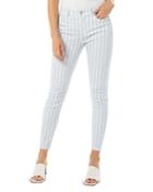 Liverpool Los Angeles Abby Striped Skinny Jeans