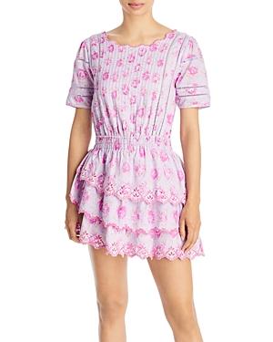 Loveshackfancy Mavis Tiered Cotton Mini Dress