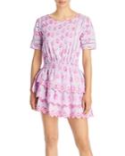 Loveshackfancy Mavis Tiered Cotton Mini Dress