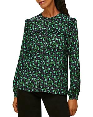 Whistles Winter Ditsy Floral Print Top