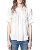 Zadig & Voltaire Tupel Collared Blouse