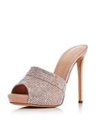 Giuseppe Zanotti Women's Crystal-embellished High-heel Mules