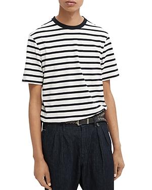 Scotch & Soda Striped Short Sleeve Tee