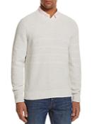 The Men's Store At Bloomingdale's Chunky Stitch Striped Cotton Sweater