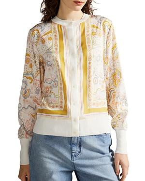 Ted Baker Zorina Paisley Print Cardigan