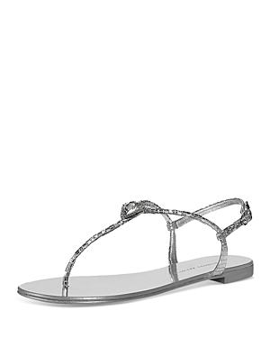 Giuseppe Zanotti Women's Tertra Crystal-accent Thong Sandals