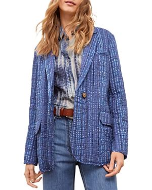 Gerard Darel Arya Cotton Tailored Blazer