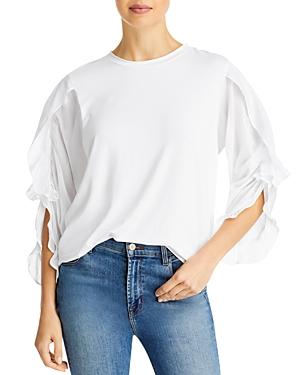 Kobi Halperin Veronica Ruffle Sleeve Top