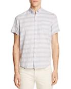 Oxford Lads Woven Stripe Regular Fit Button-down Shirt