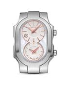 Philip Stein Signature Small Stainless Steel And Mother-of-pearl Watch Head, 27mm