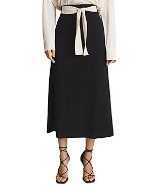 Reiss Lyla Jersey Midi Skirt