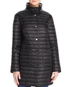 Basler Reversible Stand Collar Quilted Jacket