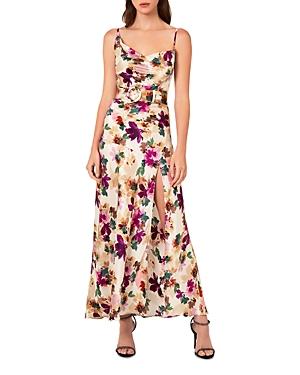 Nicholas Nahara Floral Silk Belted Gown