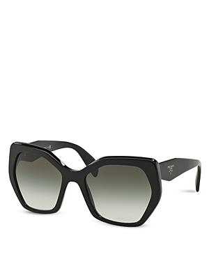 Prada Oversized Geometric Sunglasses, 56mm