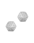 Bloomingdale's Pave Diamond Stud Earrings In 14k White Gold, 0.30 Ct. T.w. - 100% Exclsuive