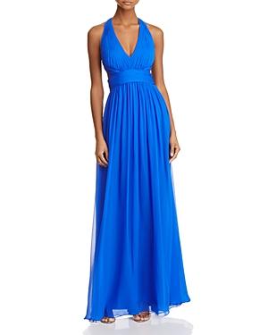 Aidan Mattox Cutout Silk Gown - 100% Exclusive