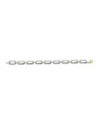 Bloomingdale's Diamond Chain Bracelet In 14k White & Yellow Gold, 0.25 Ct. T.w. - 100% Exclusive