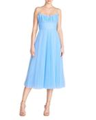 Ml Monique Lhuiller Tulle Midi Dress