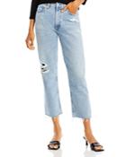 Citizens Of Humanity Daphne Cropped Stovepipe Jeans In Aster