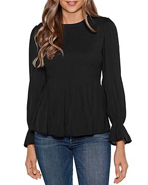 Belldini Smocked Peplum Top