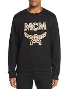 Mcm Metallic-trimmed Logo Sweatshirt