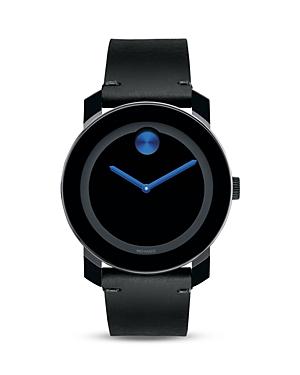 Movado Bold Large Black Tr90 And Stainless Steel Watch, 42mm