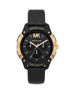 Michael Kors Ryder Silicone Strap Watch, 44mm