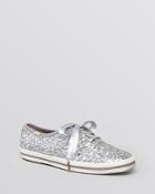 Keds For Kate Spade New York Lace Up Sneakers - Glitter