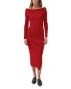 Michael Stars Liris Off The Shoulder Midi Dress