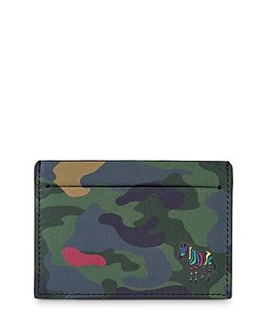 Paul Smith Zebra Camouflage Leather Card Case