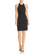 T By Alexander Wang Twisted Jersey Halter Dress