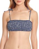 Lauren Ralph Lauren Printed Smocked Bikini Top