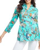 Nic+zoe Riviera Botanic Shirt