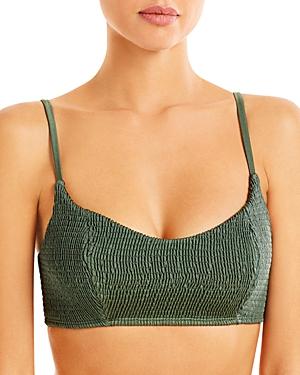 Peixoto Jojo Smocked Bikini Top