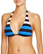 Polo Ralph Lauren Color Block Stripe Halter Bikini Top