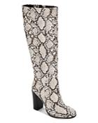 Kenneth Cole Women's Justin Snake-print Tall Boots