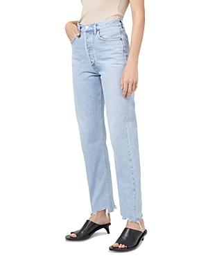 Agolde 90's Pinch Waist High Rise Cotton Jeans In Imitate