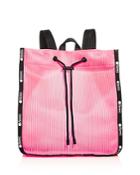 Lesportsac Nadine Embossed Stripe Drawstring Backpack