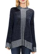 Vince Camuto Draped Mock-neck Sweater