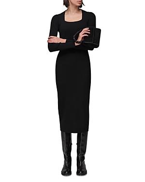 Whistles Square Neck Knit Dress