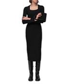 Whistles Square Neck Knit Dress