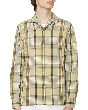 Officine Generale Long Sleeve Plaid Shirt
