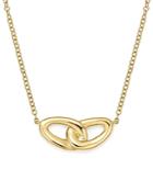 Ippolita 18k Yellow Gold Cherish Interlocking Link Necklace, 16