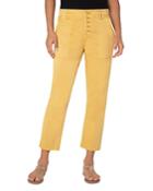 Liverpool Los Angeles High Rise Crop Straight Pants